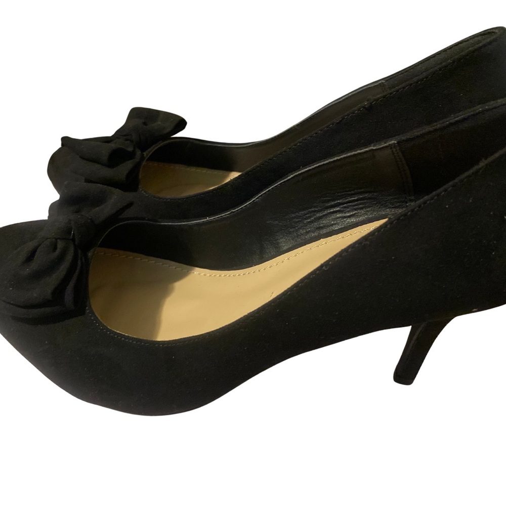 Vivianna Black Bow Pumps